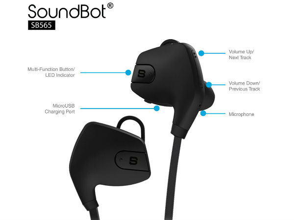 SoundBot bluetooth headphones