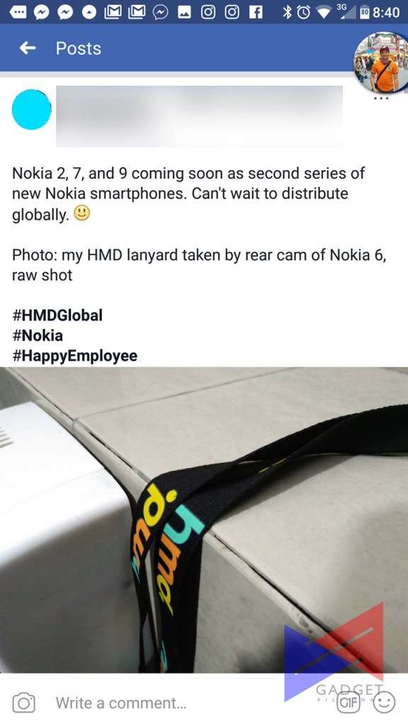 HMD Global employee tag